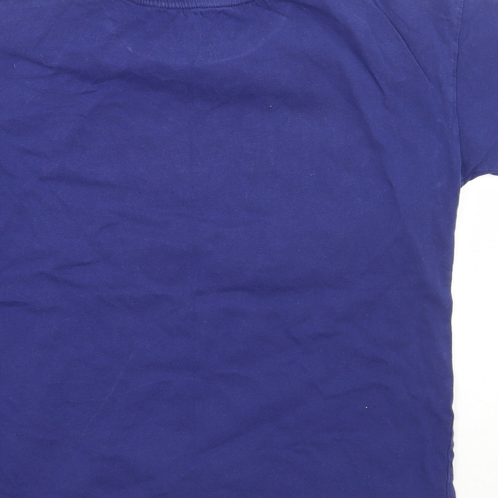 Marks and Spencer Boys Blue Basic T-Shirt Size 12 Years