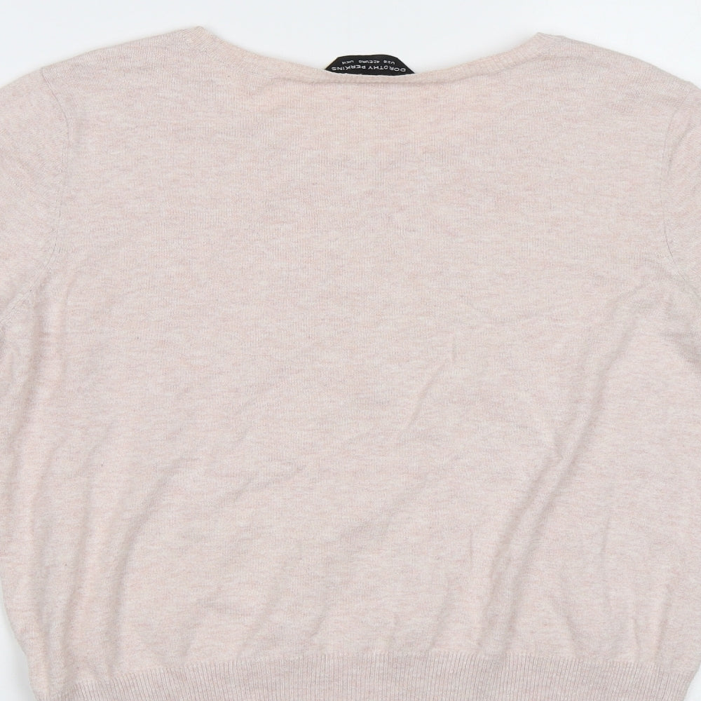 Dorothy Perkins Womens Pink Pullover Jumper Size 14