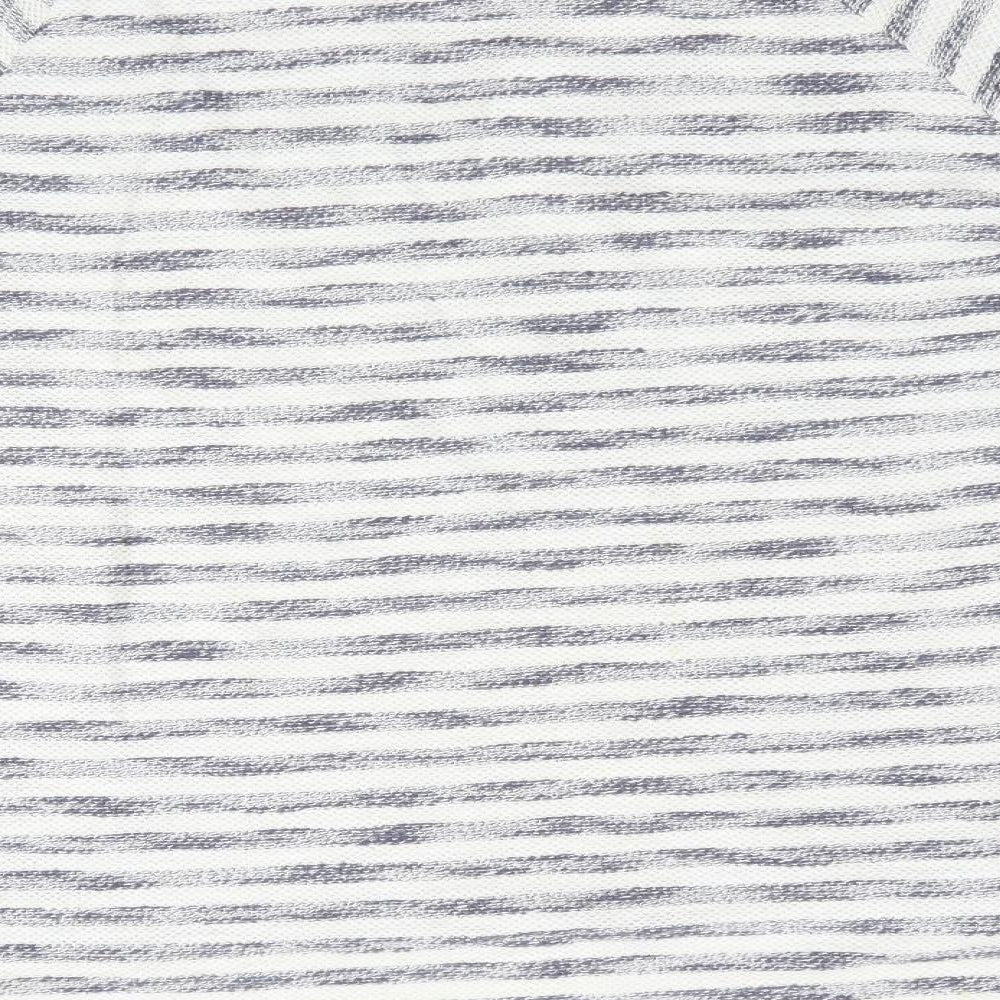 Papapya Womens Blue Striped Pullover Jumper Size 12