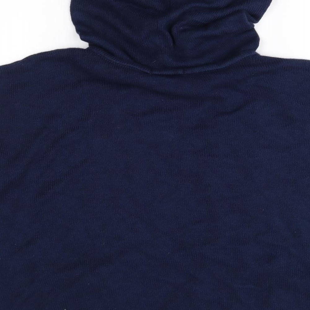 TU Womens Blue Pullover Hoodie Size L