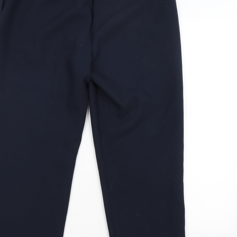 Marks & Spencer Womens Blue Trousers Size 14 L26 in