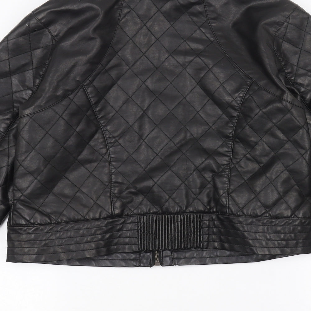 Atmosphere Womens Black Jacket Size 10