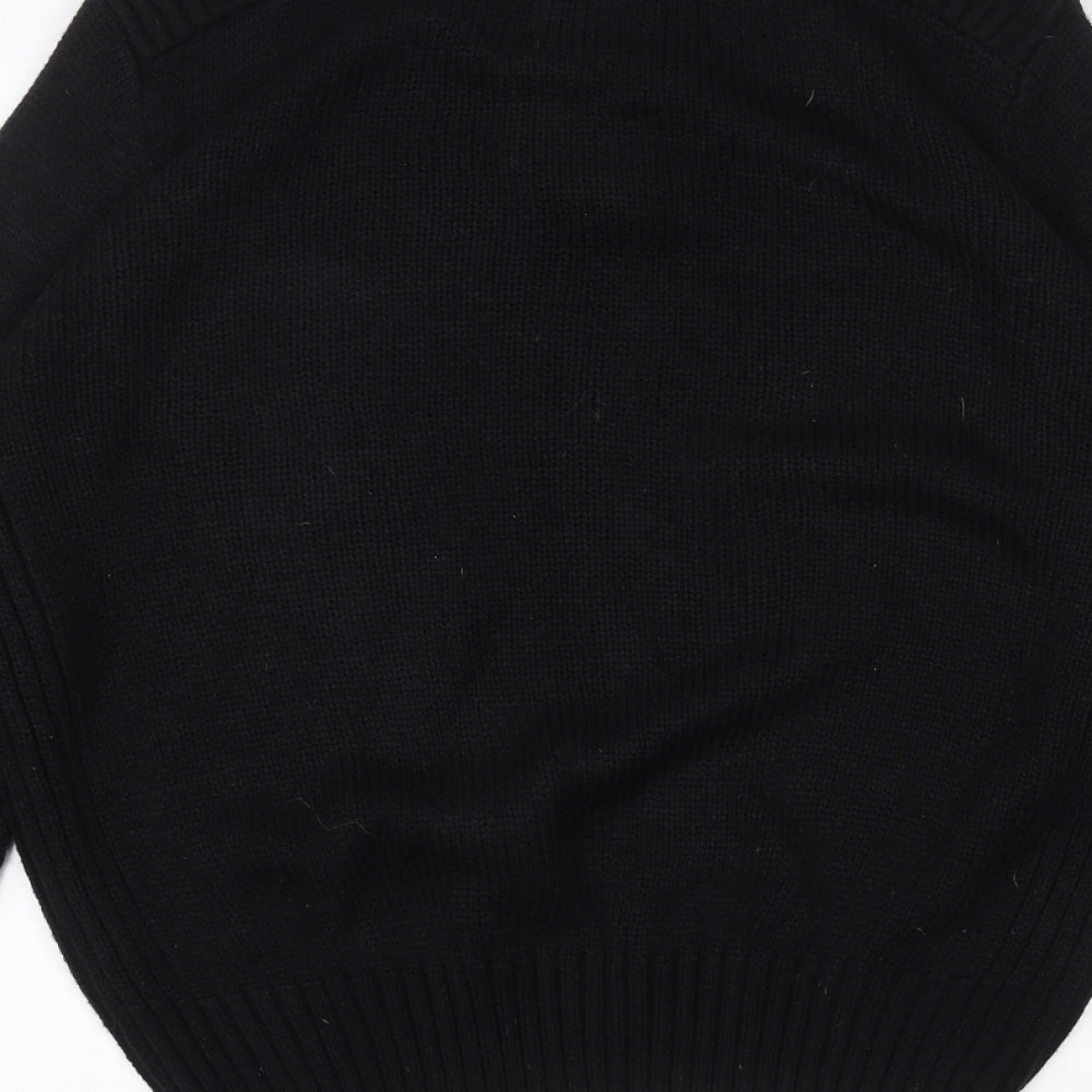 Kensington Mens Black Pullover Jumper Size L