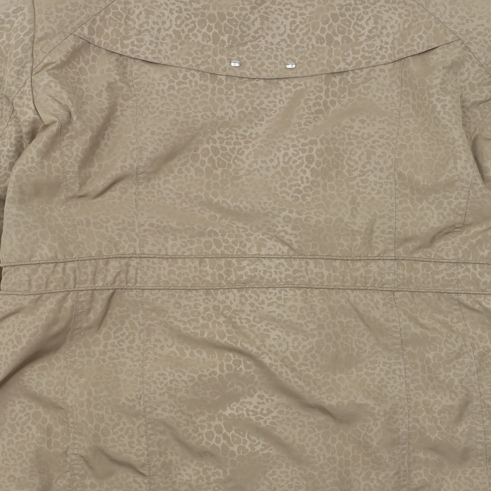 ISLE Womens Brown Jacket Size 12