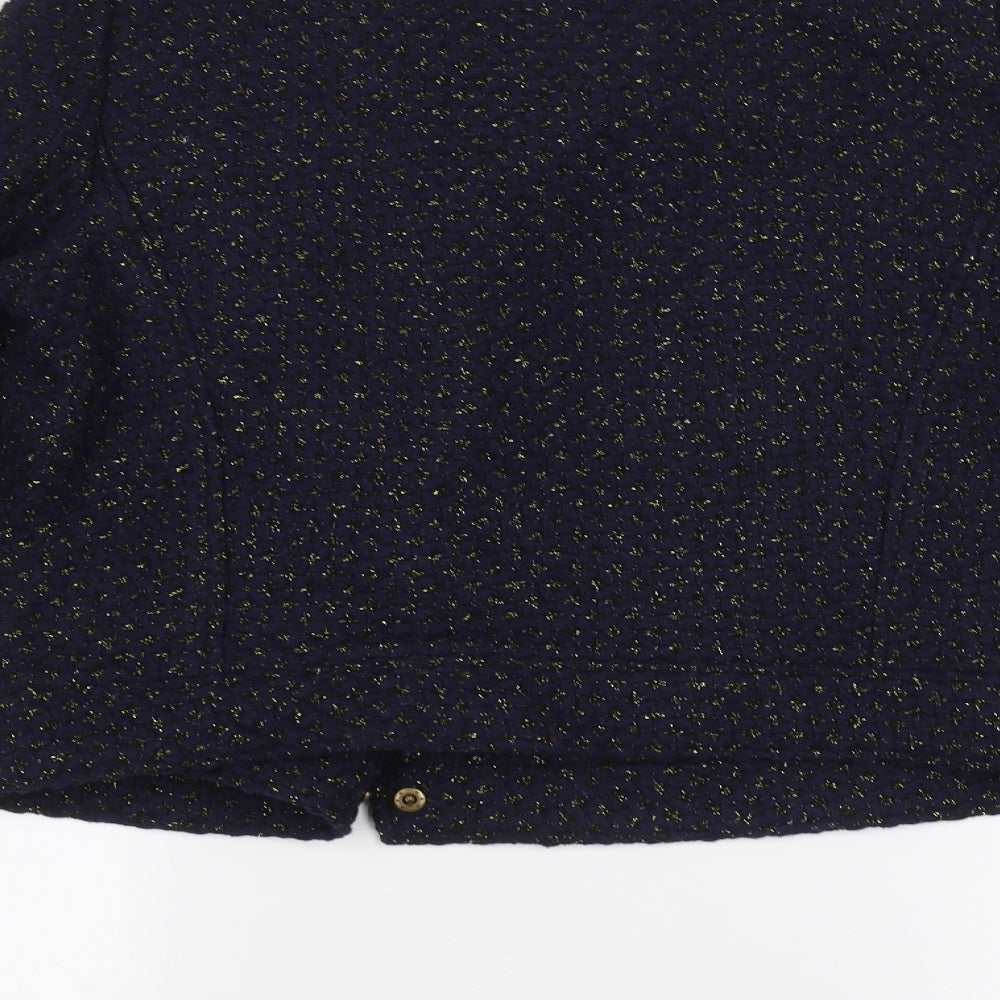 qmack Womens Blue Jacket Size L