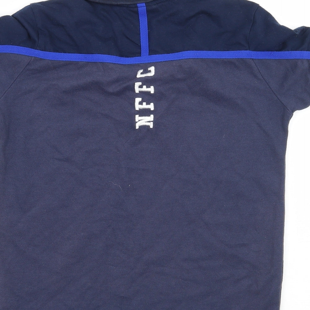 Macron Boys Blue Basic Polo Size 9-10 Years - Nottingham Forest