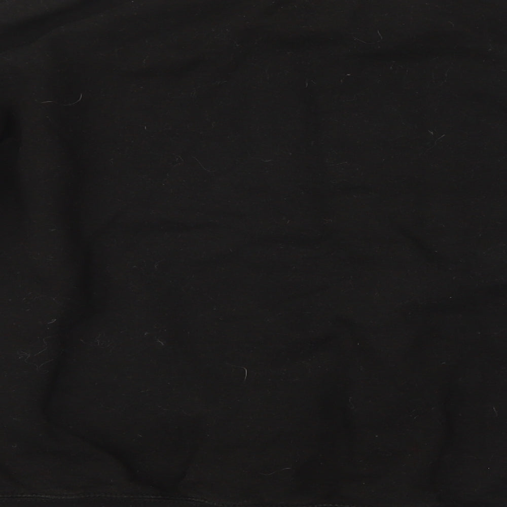 Just Hoods Mens Black Pullover Sweatshirt Size M
