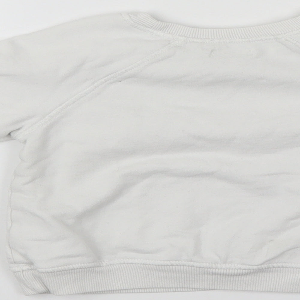NEXT Girls White Pullover Sweatshirt Size 3 Years