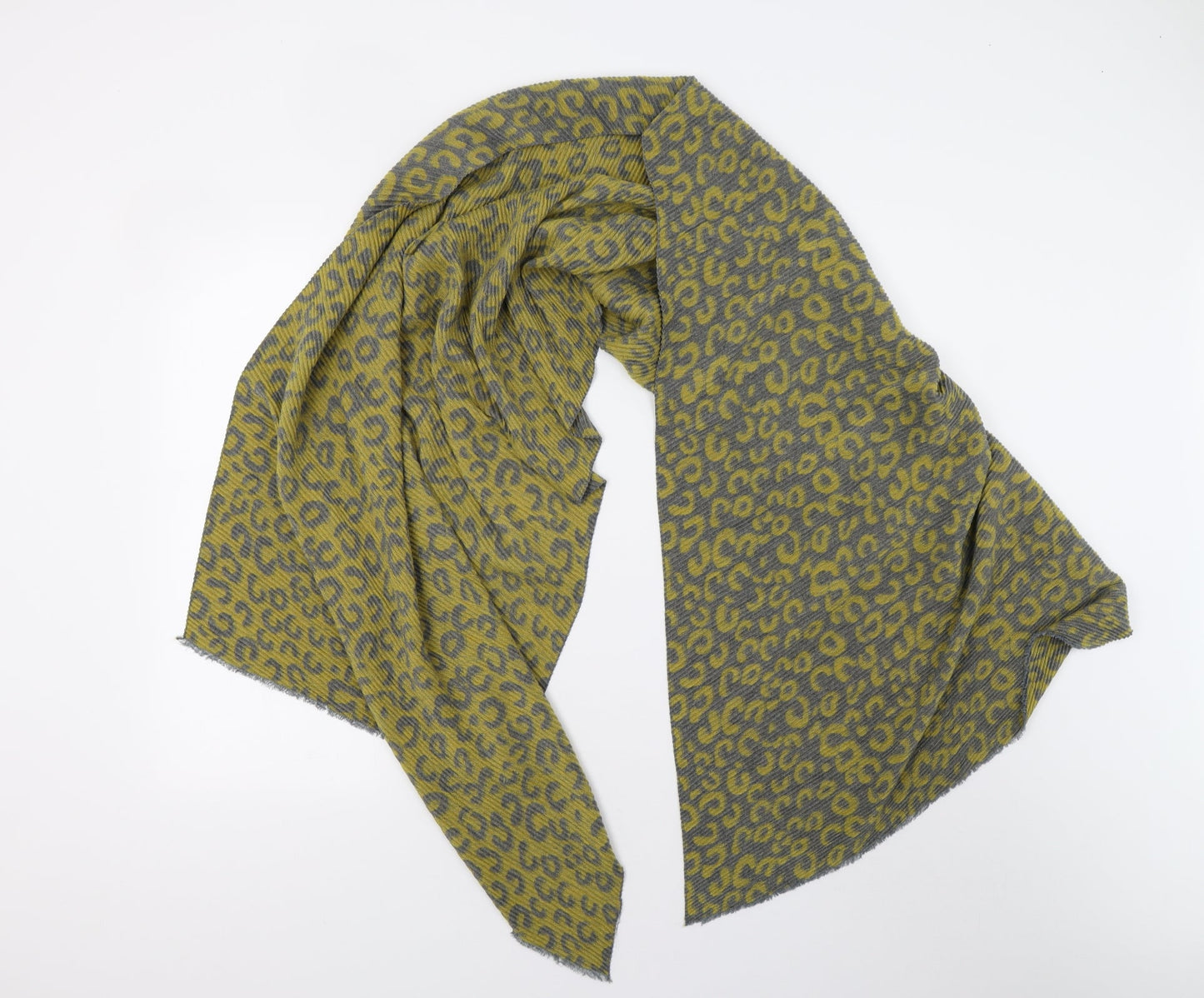 Preworn Womens Multicoloured Animal Print Knit Scarf