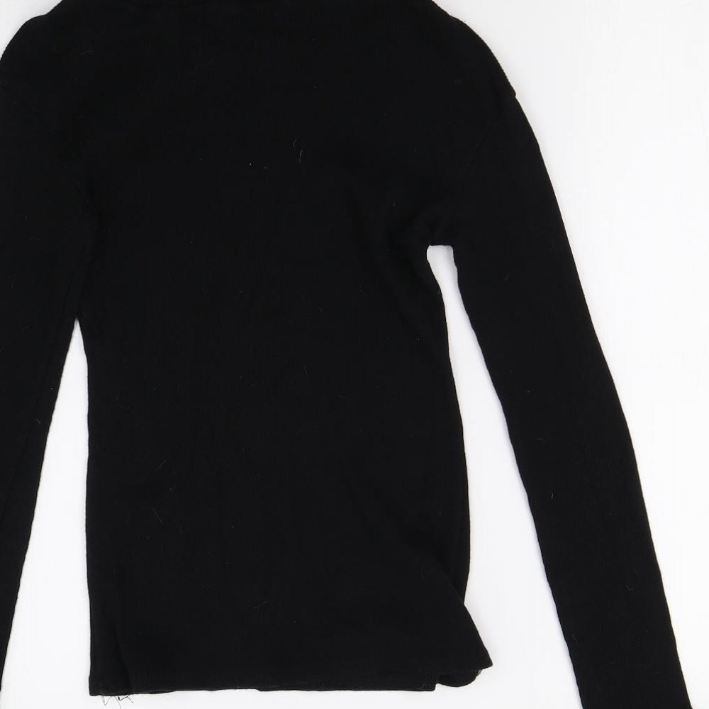 Preworn Womens Black Knit Pullover Jumper Size M