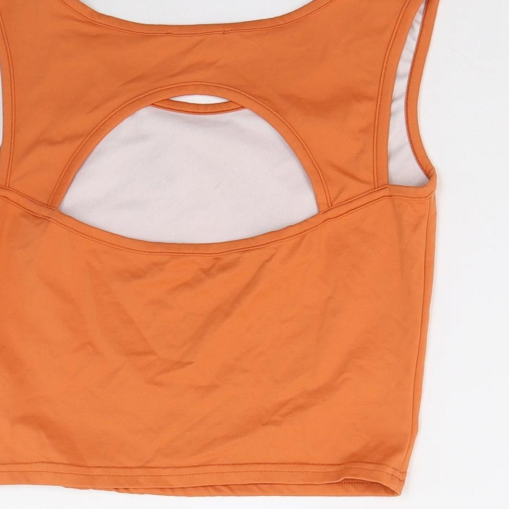 Tone Two Womens Orange Basic Tank Size XL