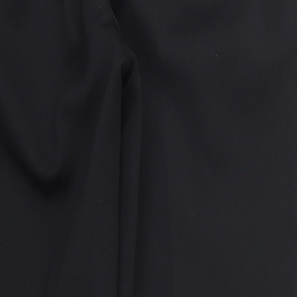 Marks and Spencer Womens Black Trousers Size 16 L28 in