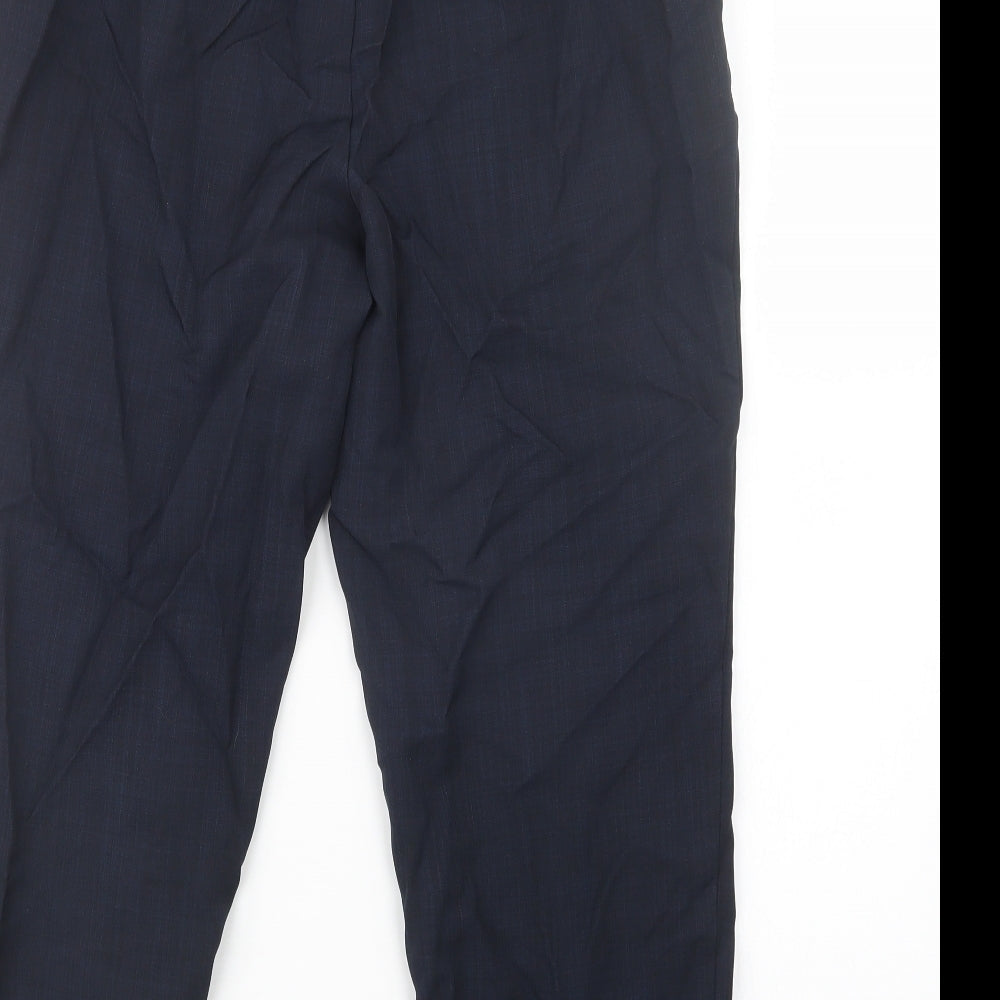 Marks & Spencer Womens Blue Trousers Size 14 L24 in