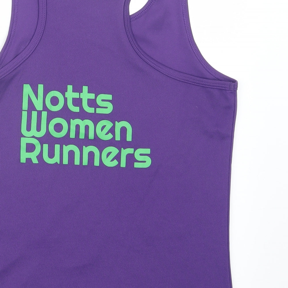 Awdis Womens Purple Basic Tank Size M