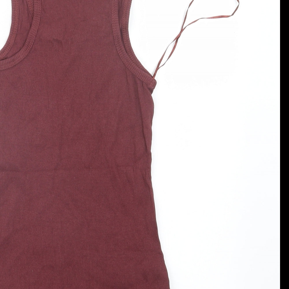 Select Womens Red Basic Tank Size 8