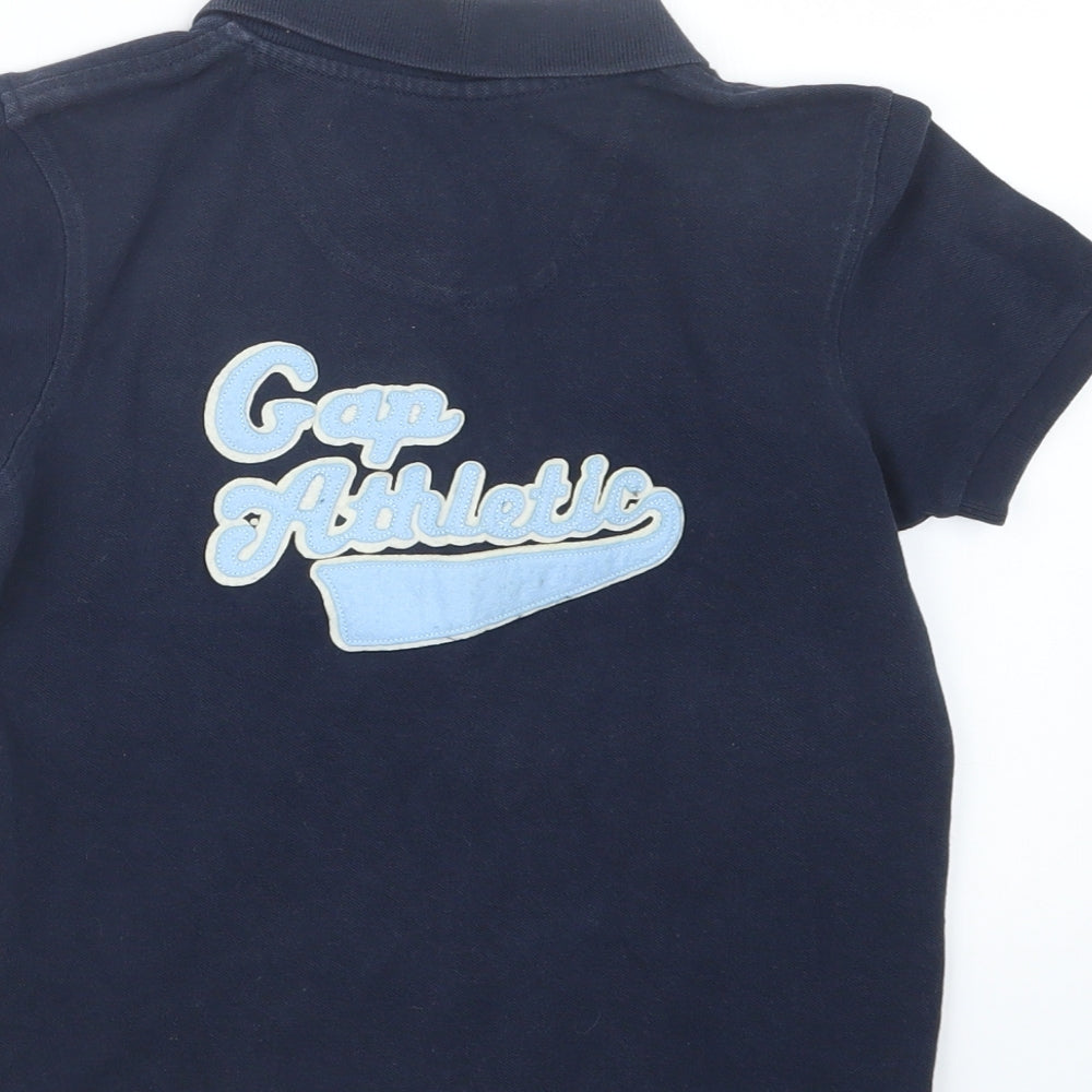 Gap Boys Blue Basic Polo Size 6-7 Years