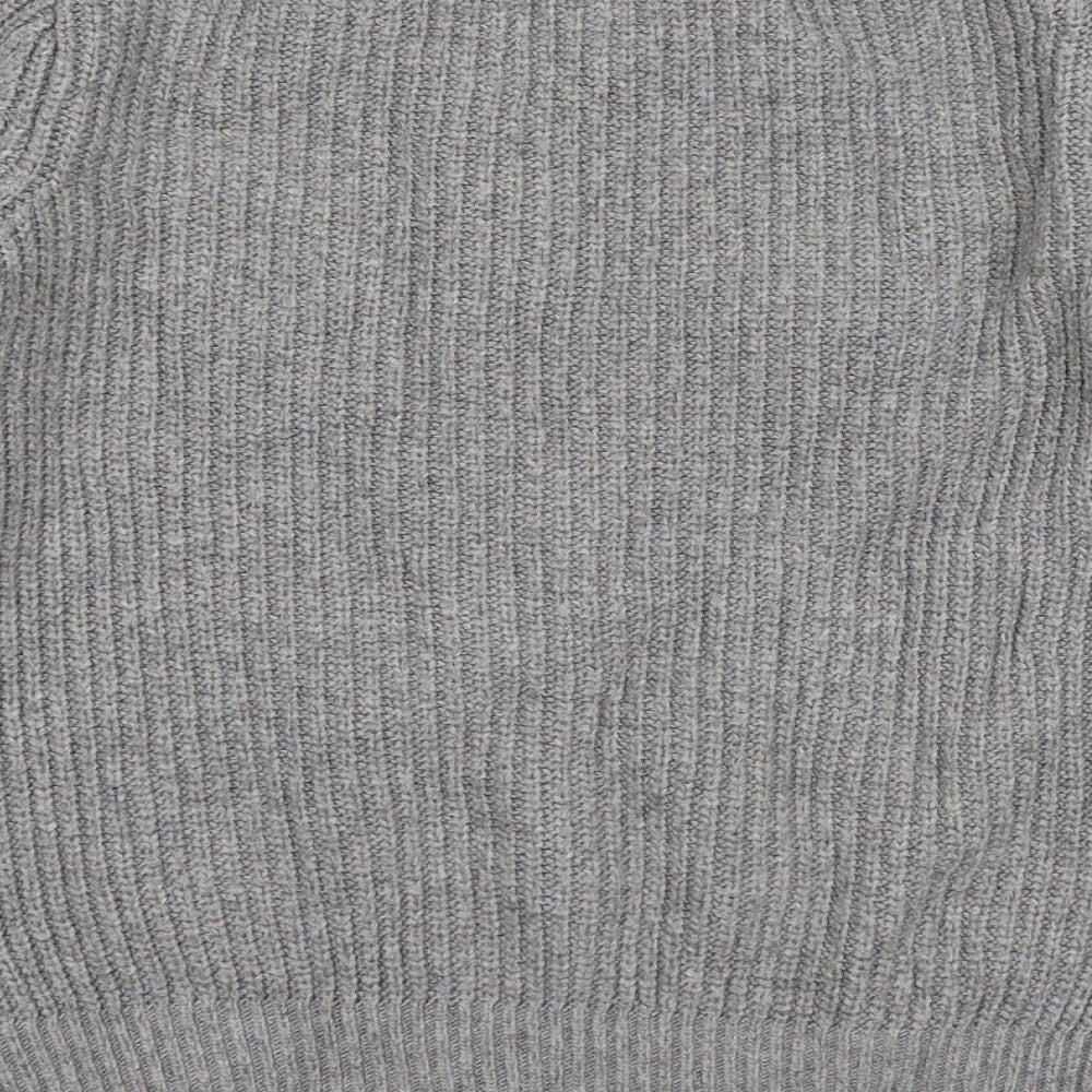Nine Womens Grey Knit Pullover Jumper Size 8