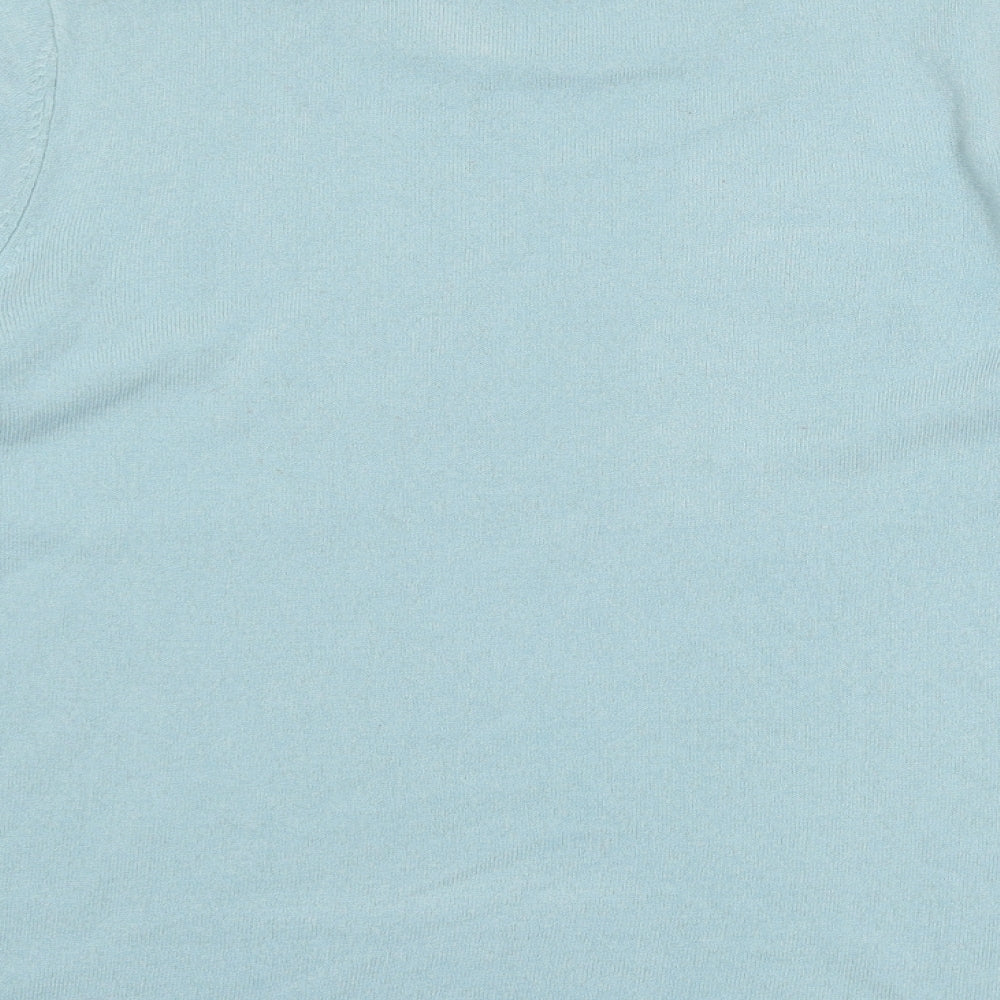 Bonmar Womens Blue Knit Pullover Jumper Size 16