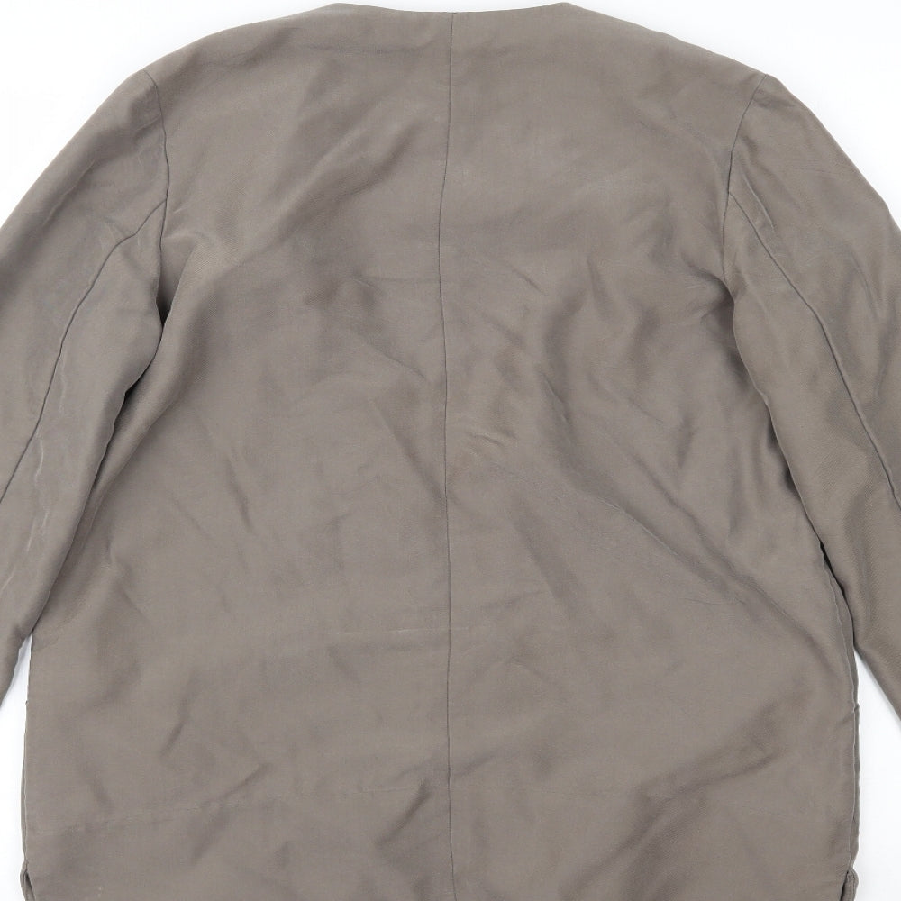 H&M Womens Green Jacket Blazer Size 10