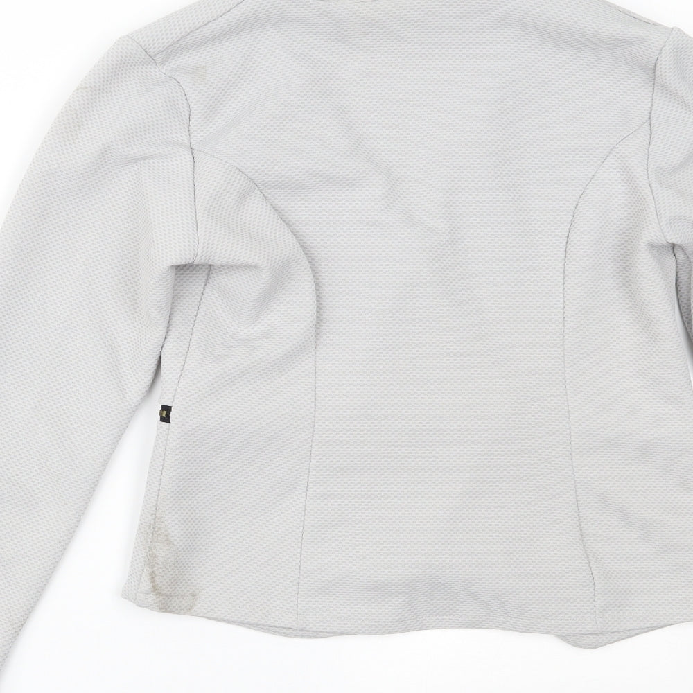 Preworn Womens Grey Jacket Blazer Size M