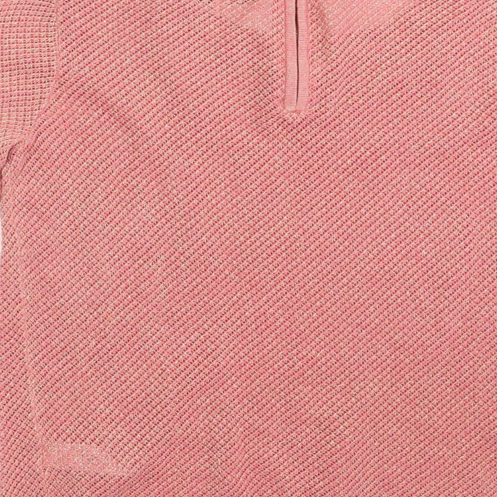 Next Womens Pink Pullover Jumper Size 6
