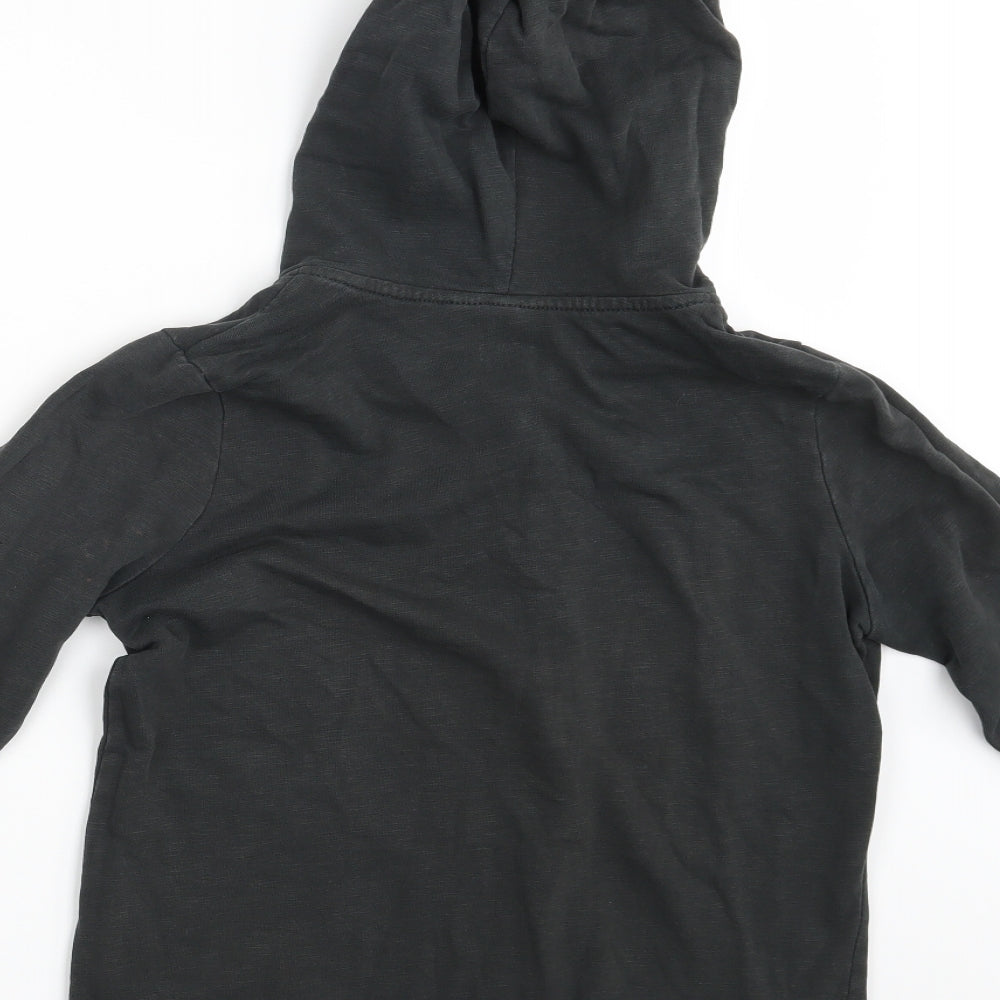 H&M Womens Grey Full Zip Hoodie Size 8