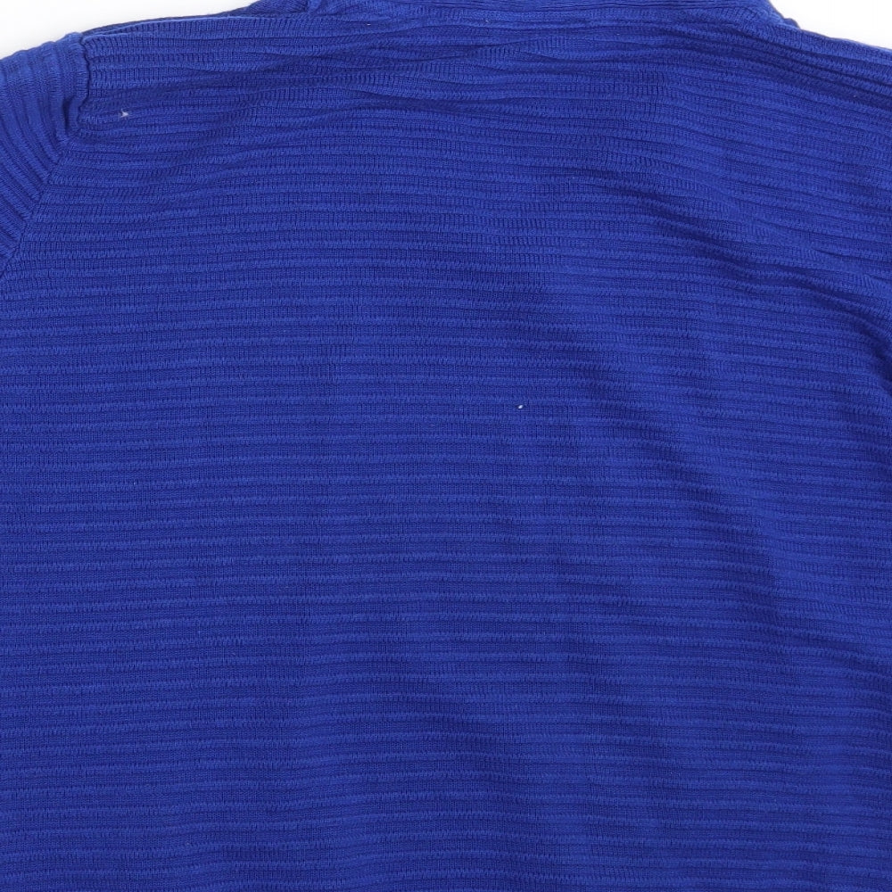 Fransa Womens Blue Pullover Jumper Size L
