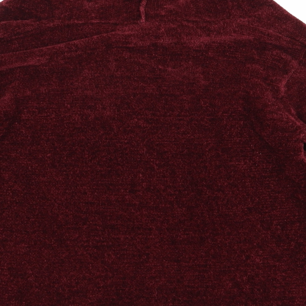 zig zag Girls Red Pullover Jumper Size 2-3 Years