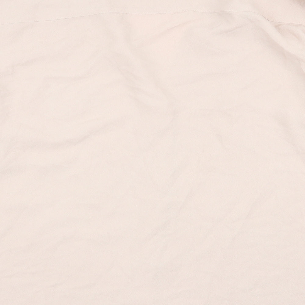 H&M Womens Pink Basic Button-Up Size L