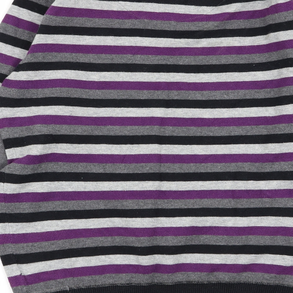 Cedarwood State Mens Multicoloured Striped Pullover Jumper Size M