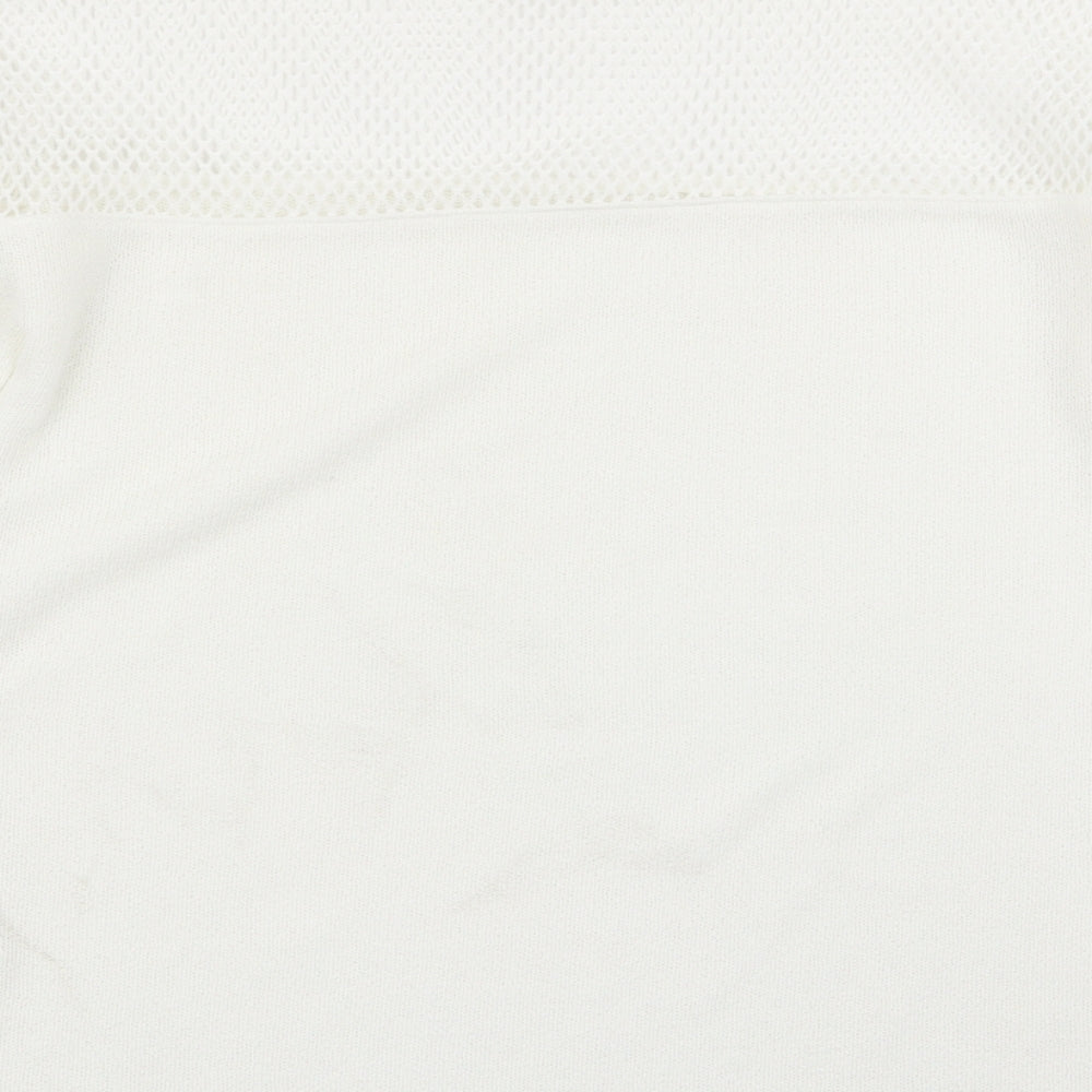River Island Womens White Basic T-Shirt Size 6