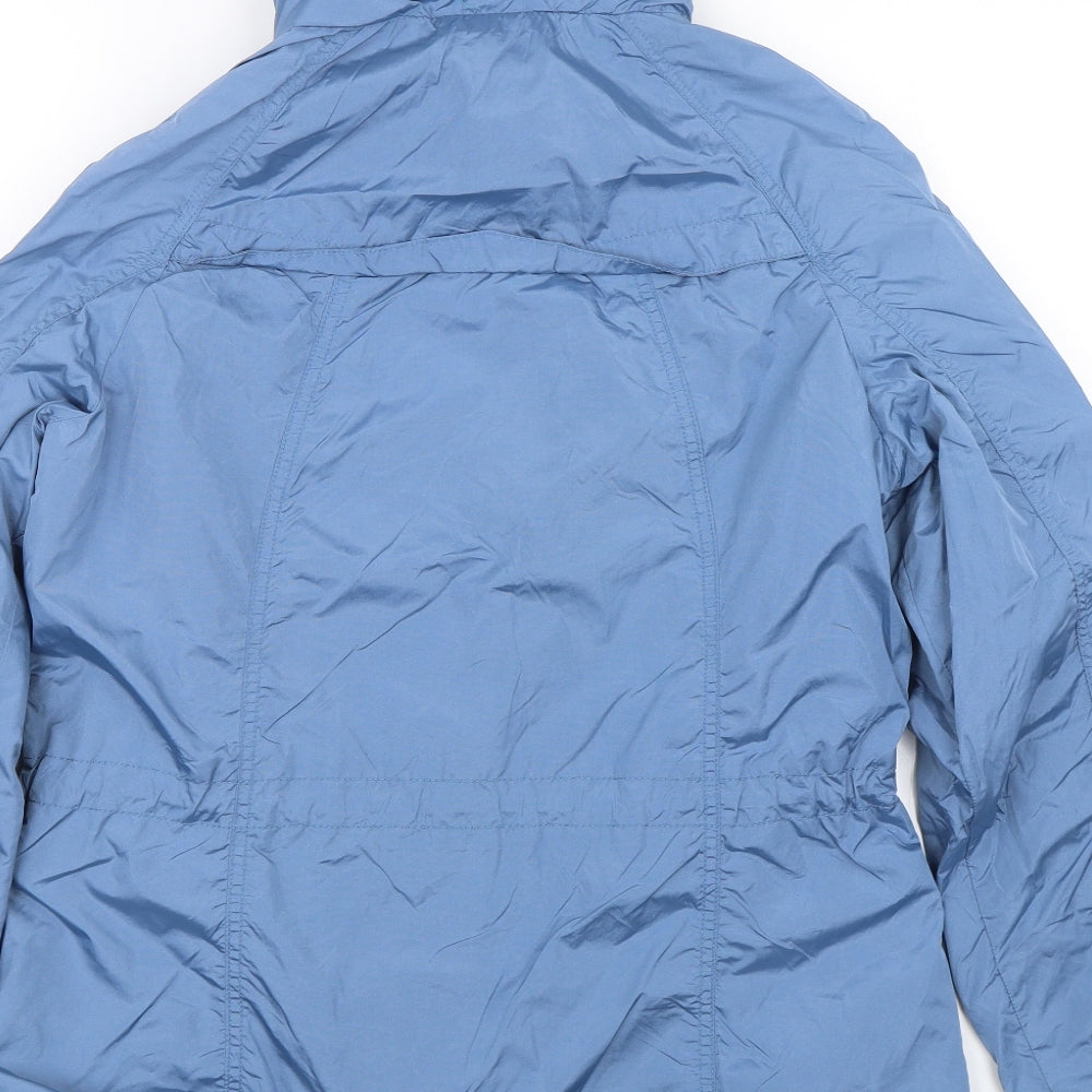 Laura Torelli Womens Blue Rain Coat Coat Size 12