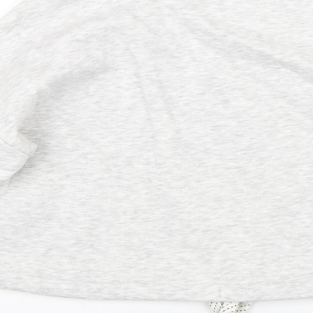 Marks & Spencer Girls Grey Striped Pullover Sweatshirt Size 10-11 Years