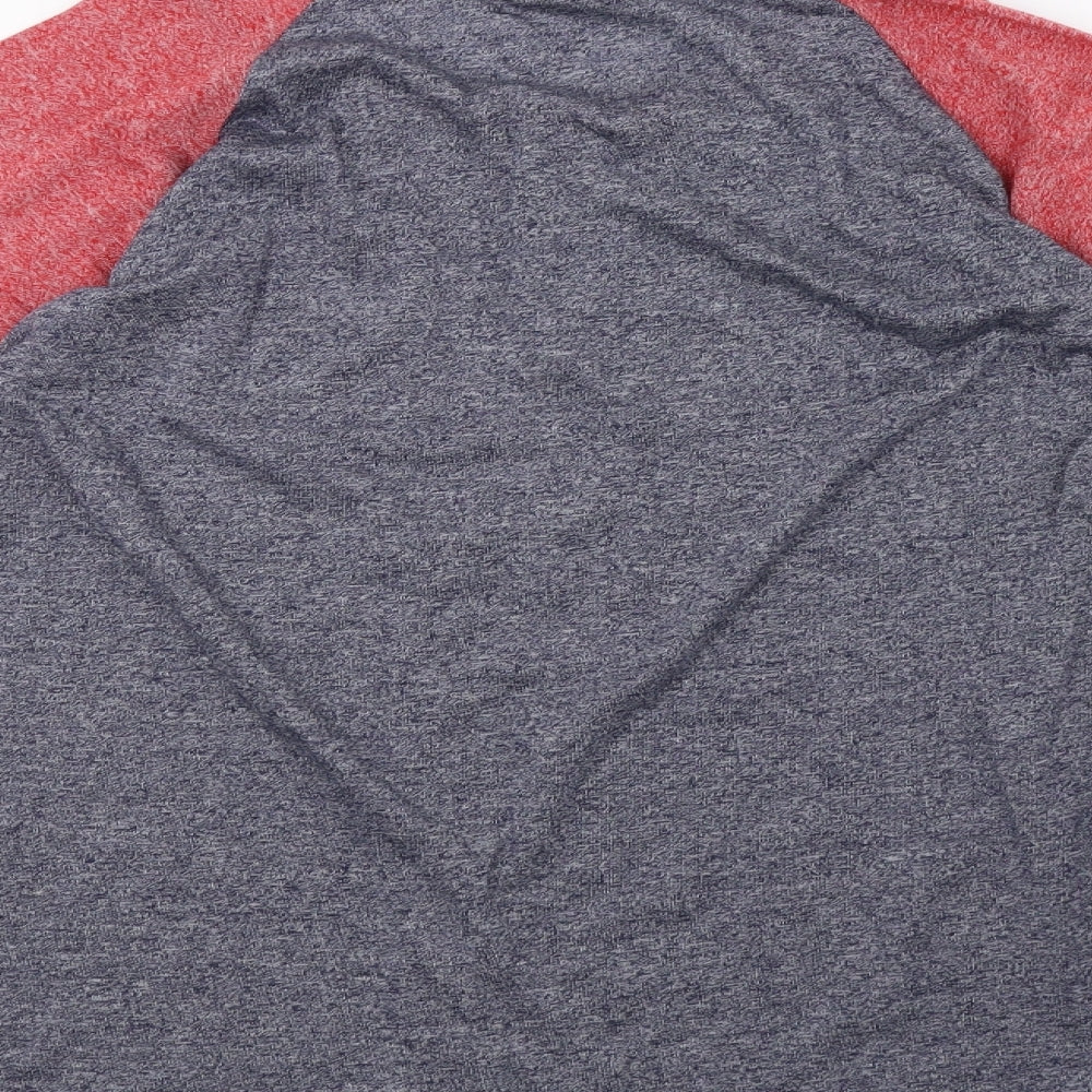 Hype Mens Blue Pullover Sweatshirt Size L