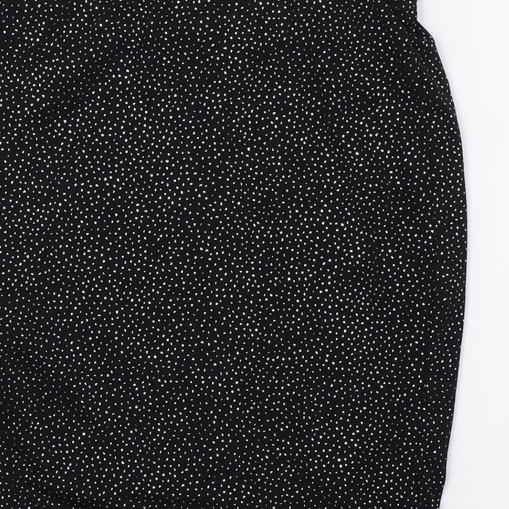 newlook Girls Black A-Line Skirt Size 12-13 Years
