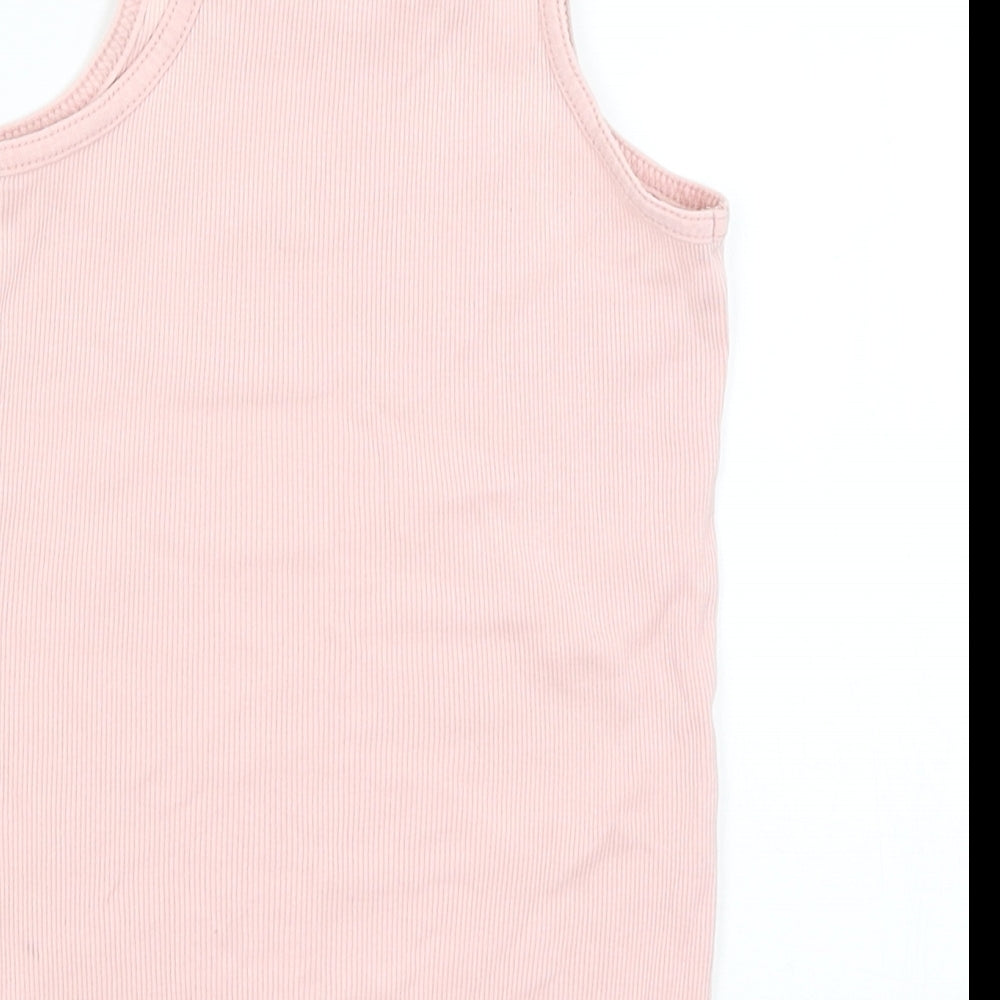George Girls Pink Basic Tank Size 8-9 Years