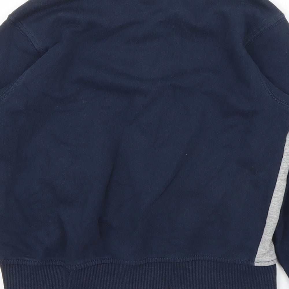 BluKids Boys Blue Full Zip Jumper Size 4-5 Years