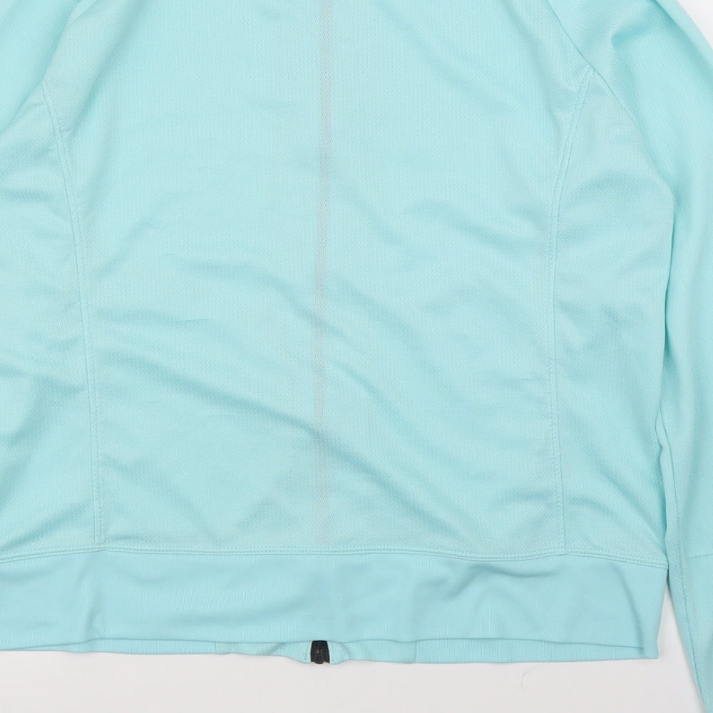 Hind Womens Blue Full Zip Jumper Size M