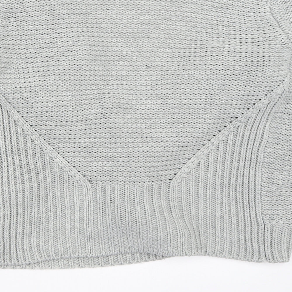 Oasis Womens Grey Cardigan Jumper Size XS