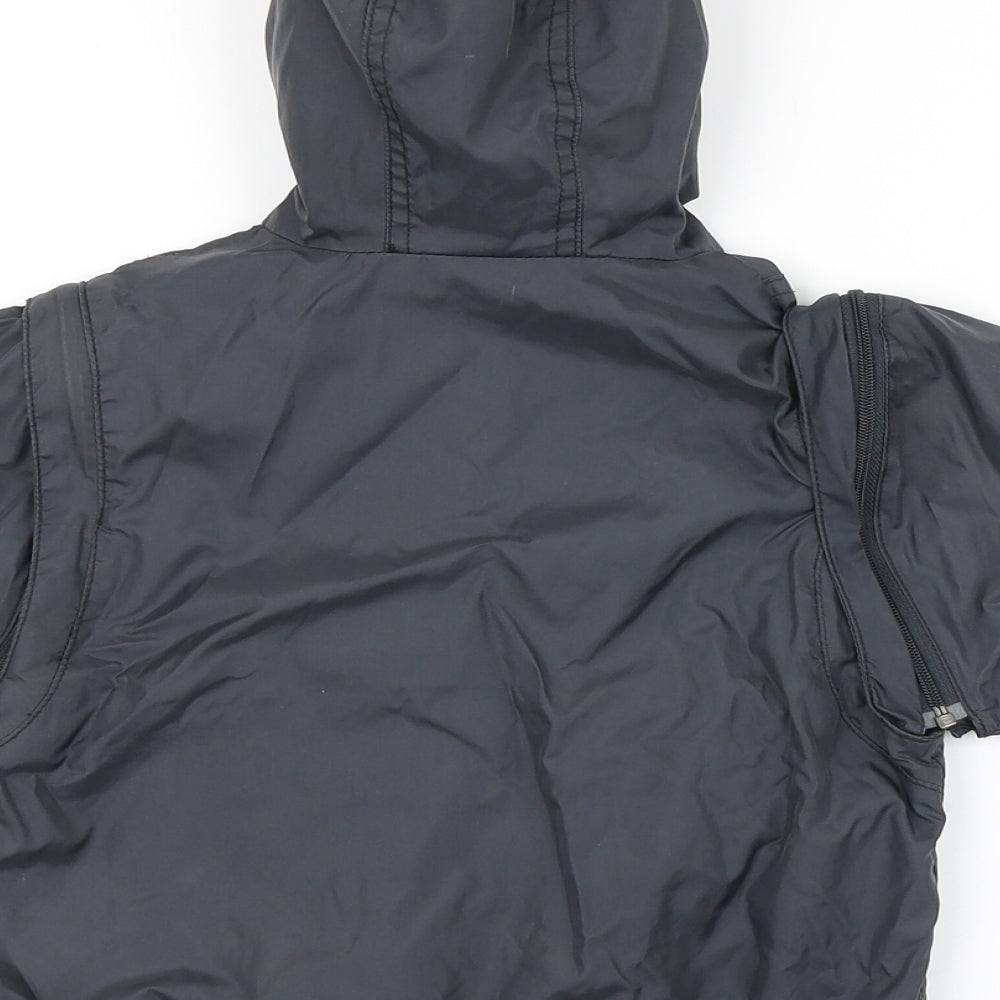 Marks and Spencers Boys Grey Rain Coat Coat Size 6-9 Months