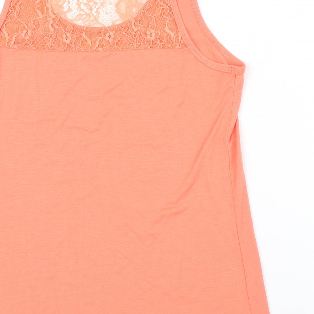 George Womens Pink Basic Tank Size 14