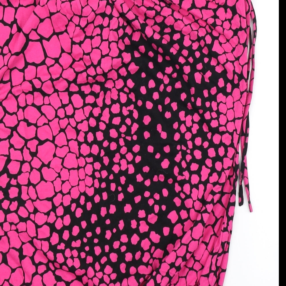 South Womens Multicoloured Polka Dot Basic Blouse Size 16