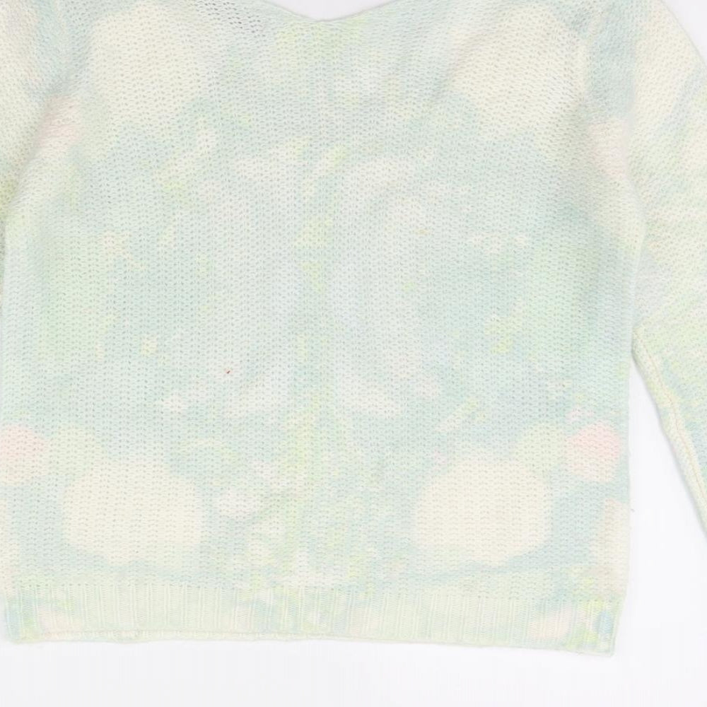 ALICE V Womens Green Pullover Jumper Size S