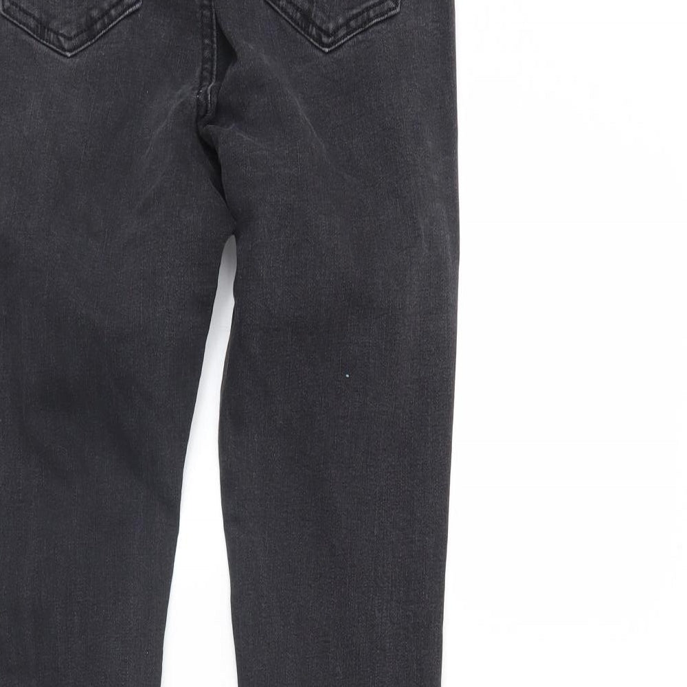 Missguided Womens Black Denim Skinny Jeans Size 10 L31 in