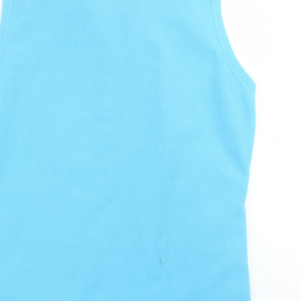 Isle Womens Blue Gilet Coat Size M