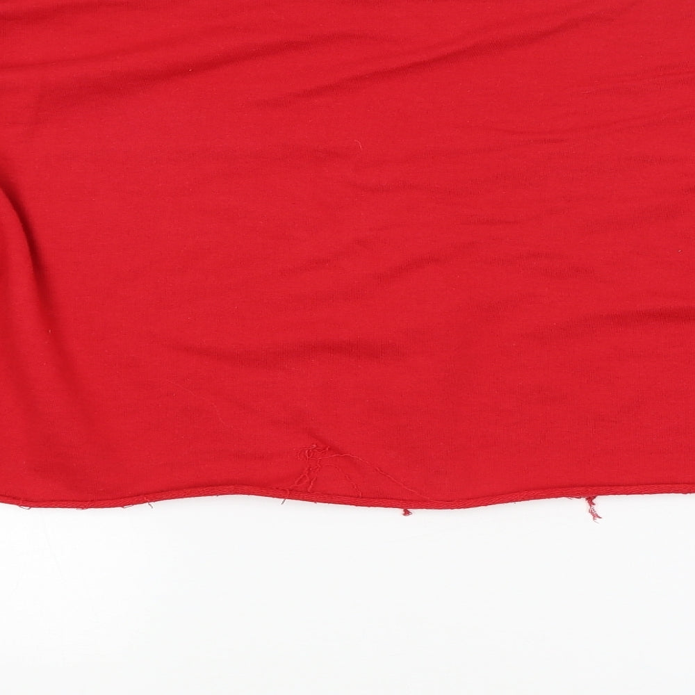 Missguided Womens Red Pullover Jumper Size 14