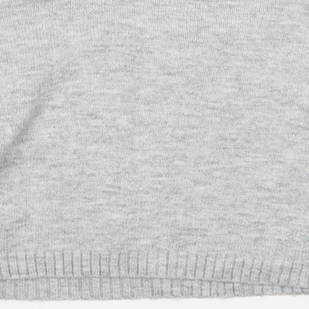 MISS EVIE Girls Grey Pullover Jumper Size 11-12 Years