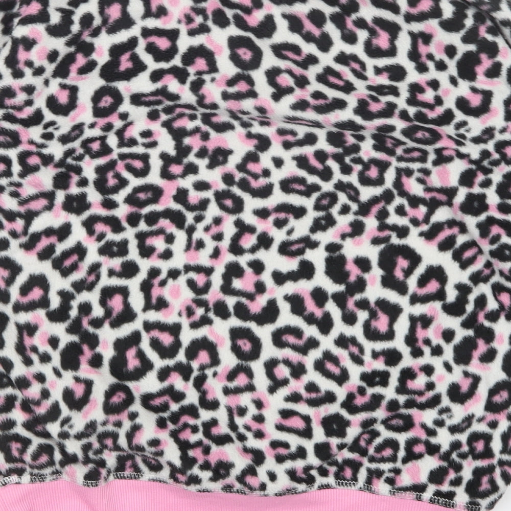 Preworn Womens Multicoloured Animal Print Top Pyjama Top Size 8