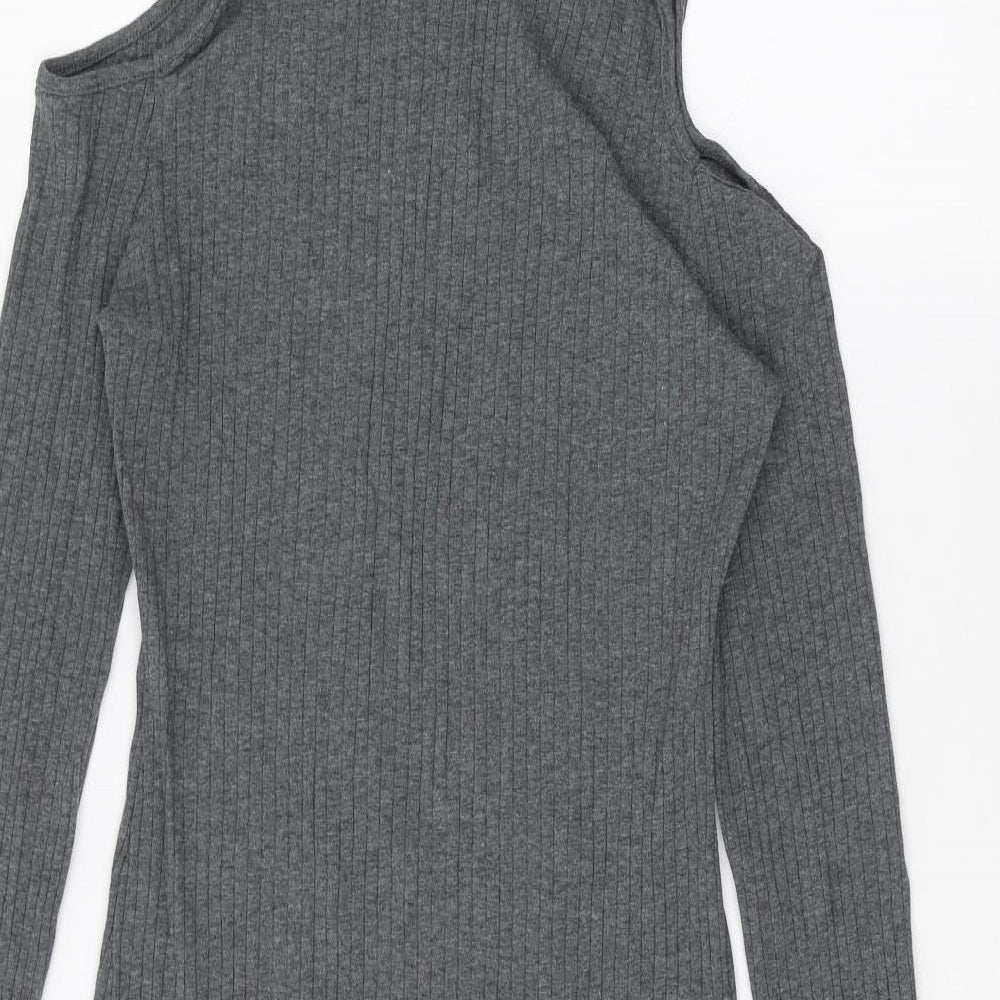 CBR Womens Grey Basic T-Shirt Size M