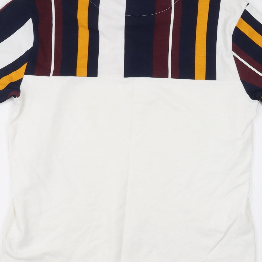 River Island Womens White Basic T-Shirt Size S